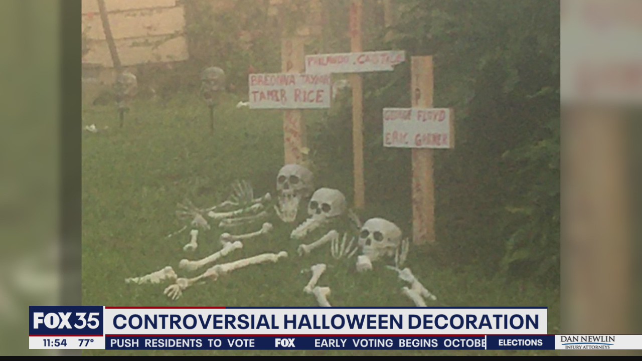 Controversial Halloween decorations