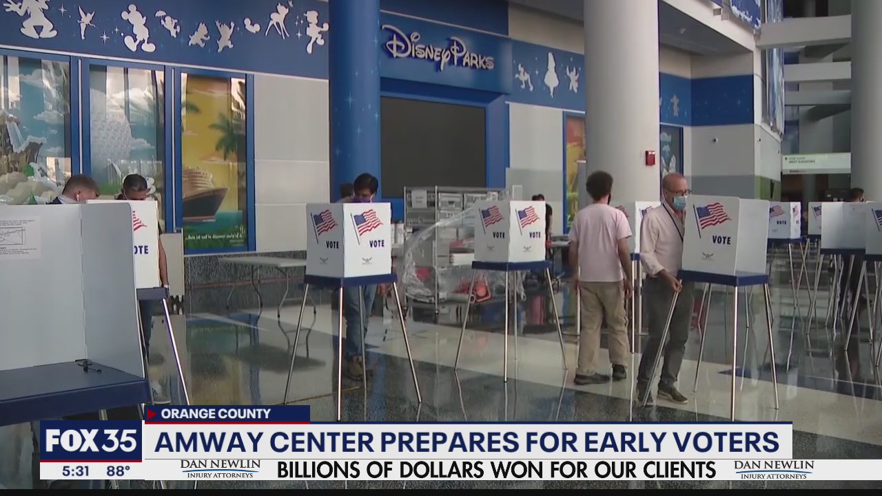 Amway Center prepares for early voters