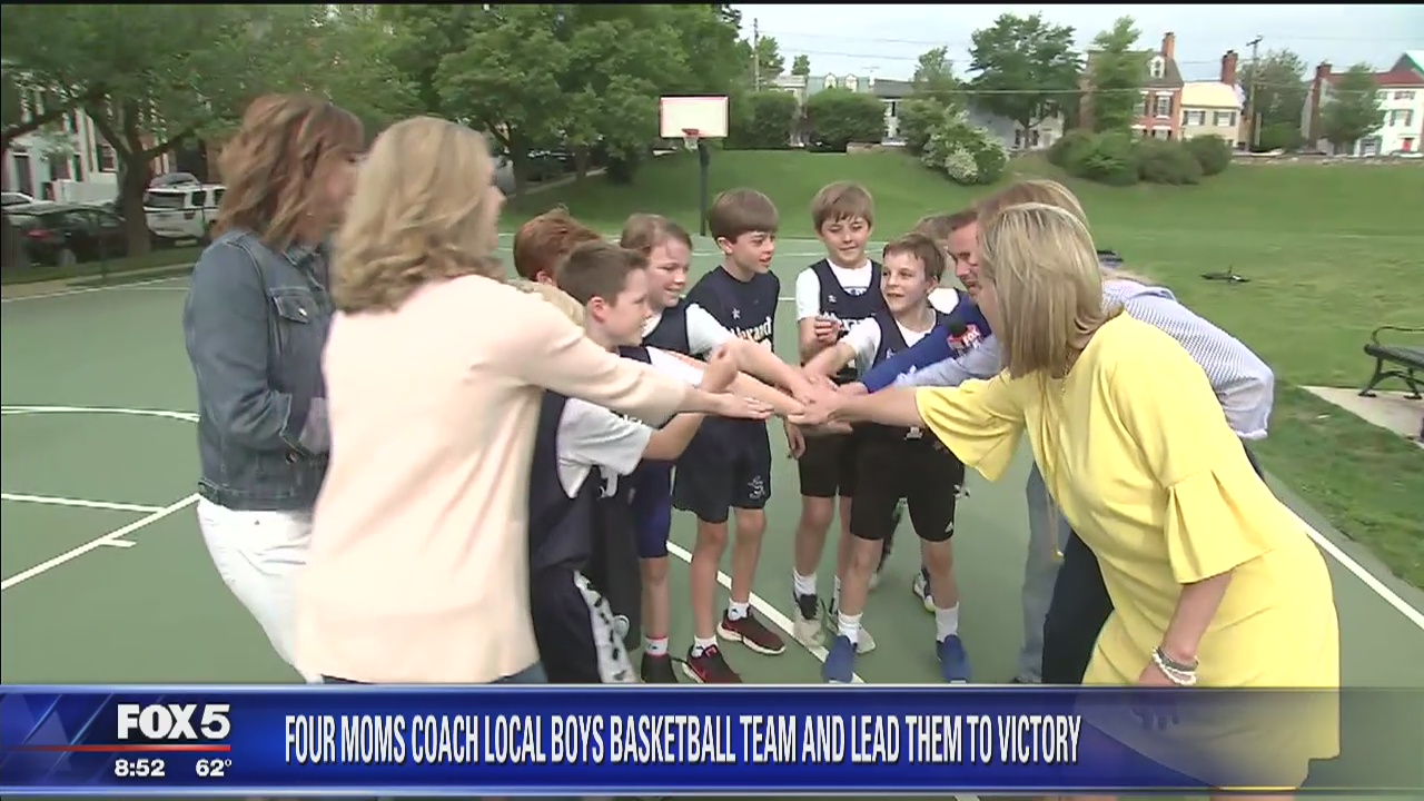 Local moms lead basketball team to victory