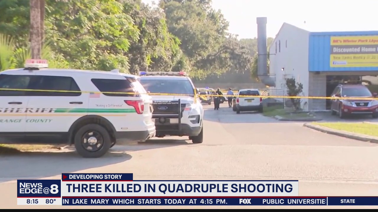 3 killed, 1 injured in Orange County shooting | FOX 35 Orlando