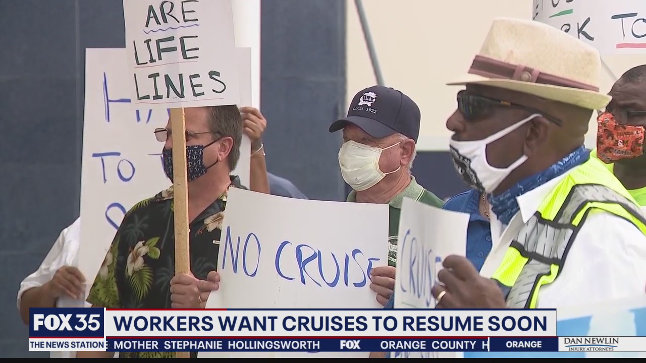 Workers want cruises to resume
