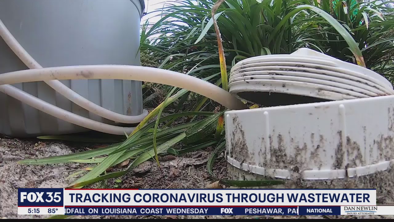 Tracking coronavirus in wastewater