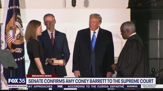 Barrett confirmed as Supreme Court justice in partisan vote