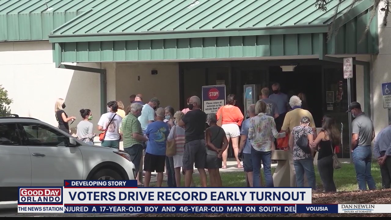 Voters drive record early turnout