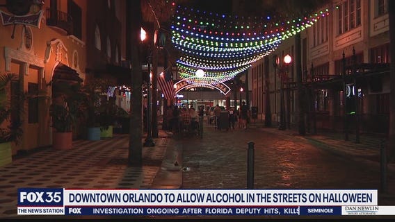Orlando to allow drinking in streets for Halloween