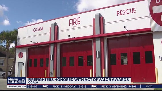 Ocala firefighters honored for saving lives