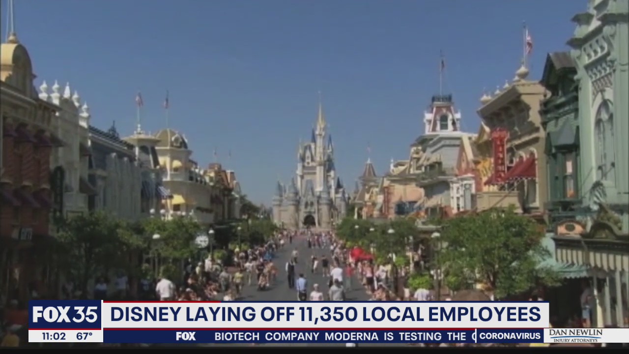 Union workers at Walt Disney World receive layoff notices