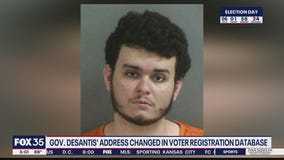 Governor's address changed in voter registration database