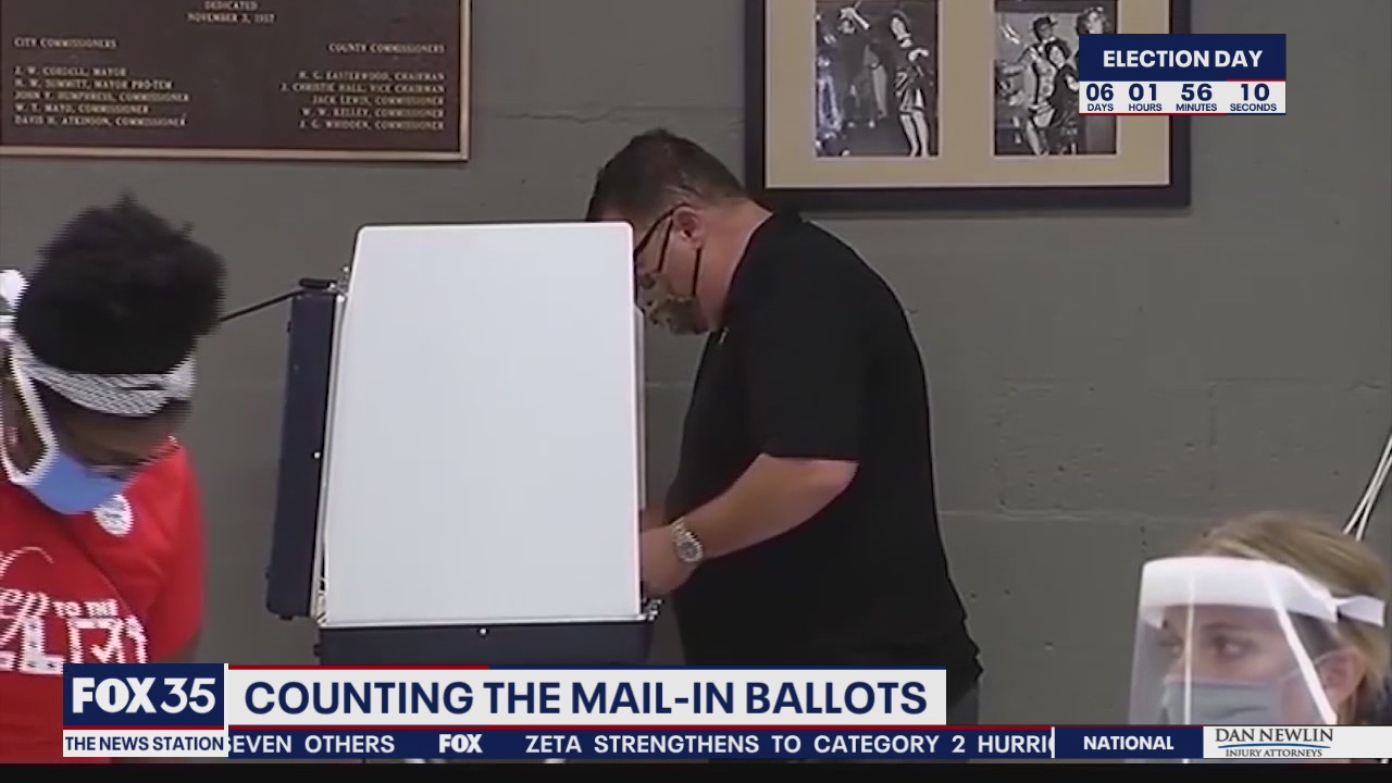 Counting the mail-in votes