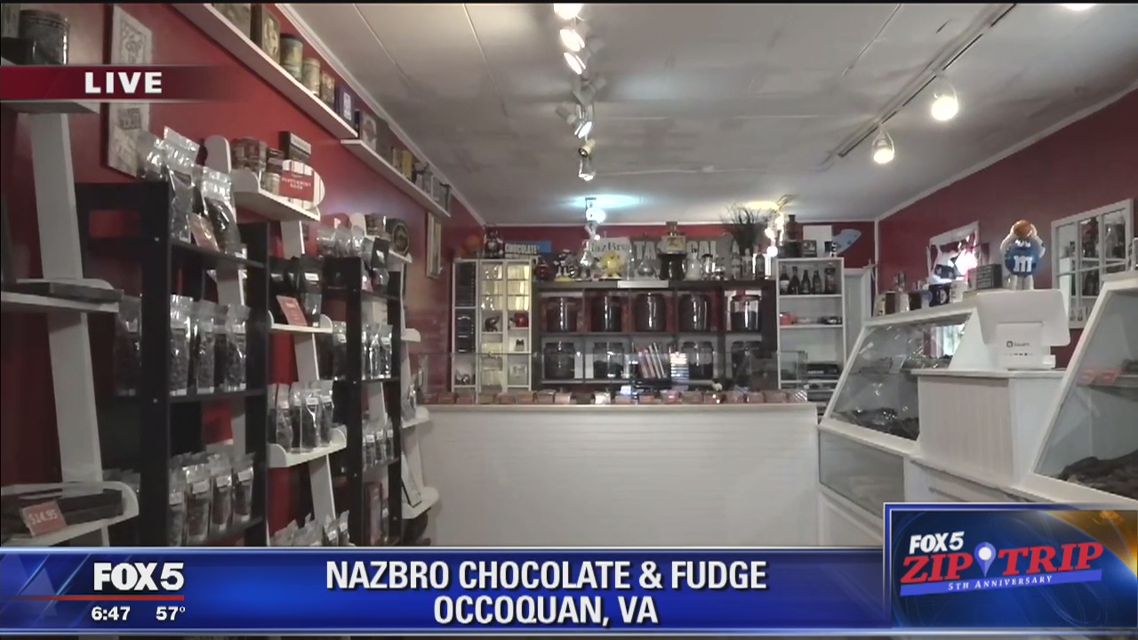 Occoquan | Zip Trip: NazBro Chocolate & Fudge