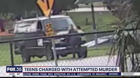 Teens accused of running over woman