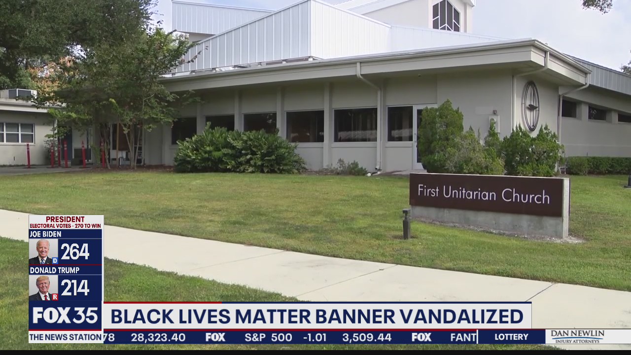 Orlando church says BLM sign keeps getting vandalized