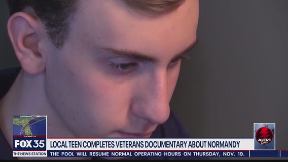 Teen completes veterans documentary about Normandy