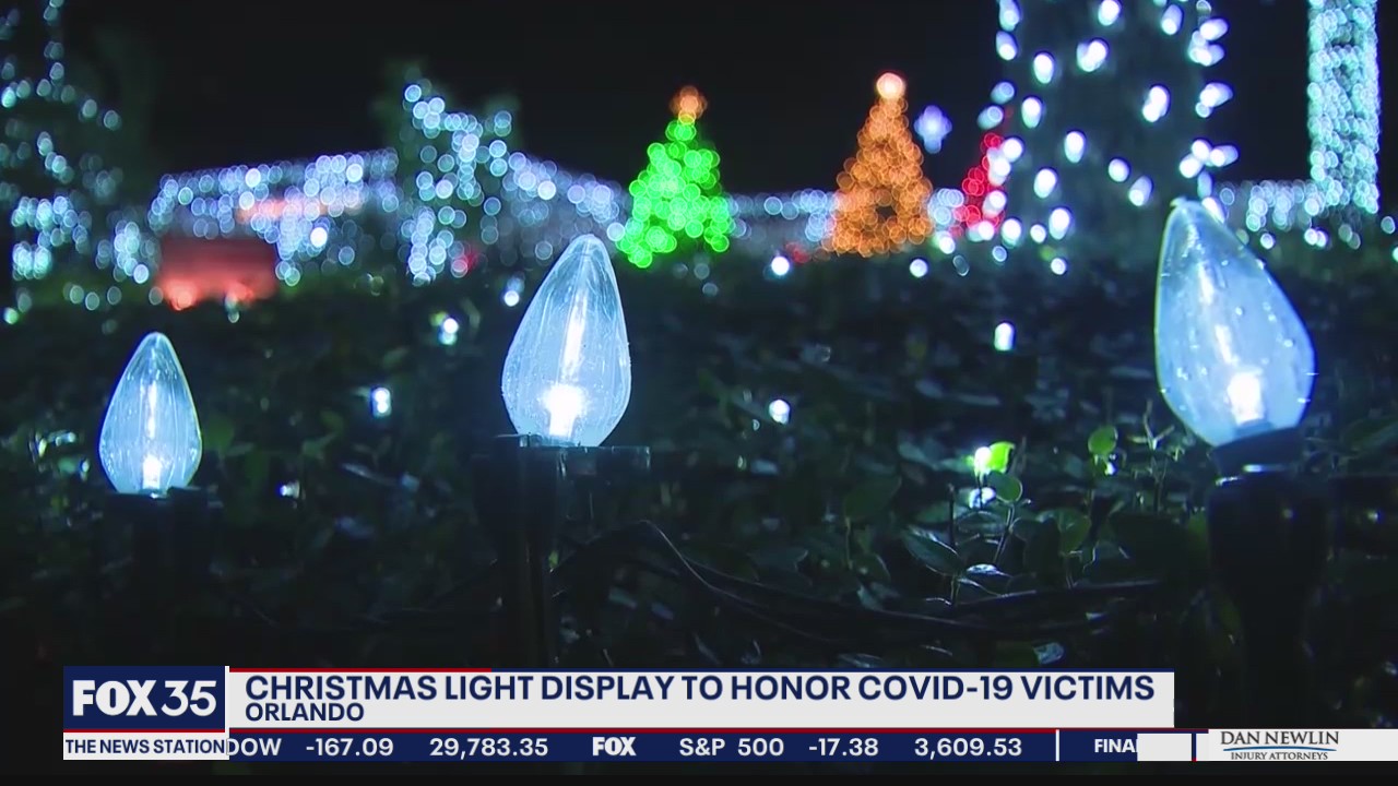 Christmas lights honor COVID-19 victims | FOX 35 Orlando