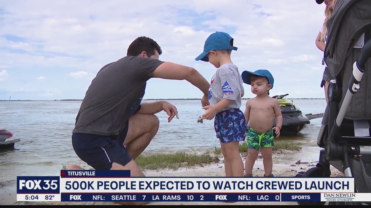 500K people expected to watch crewed launch
