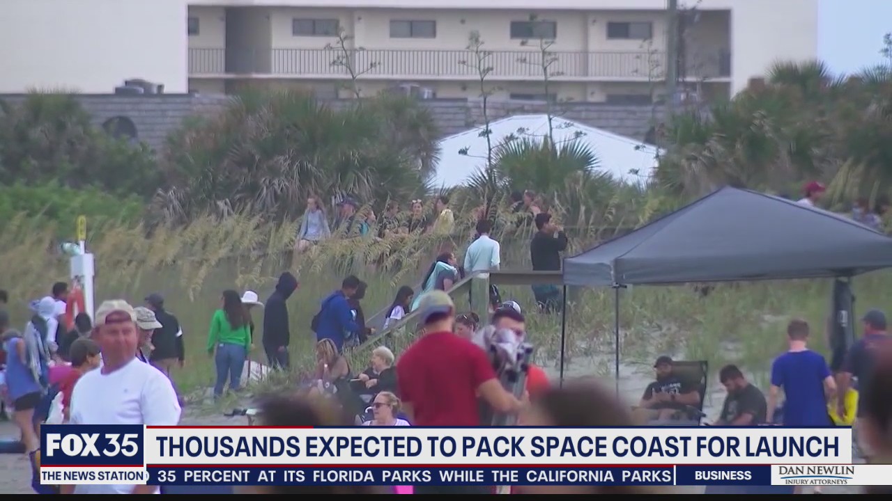 Thousands expected to flock to coast for Crew-1 launch