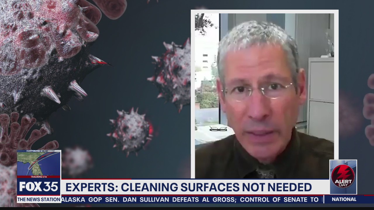 Experts say contaminated surfaces are not highest COVID-19 risk
