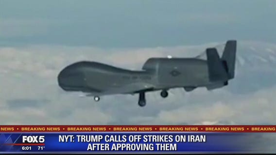 United States prepped for strikes on Iran after drone shot down