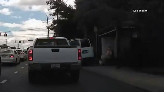 Video shows Silver Spring chase suspect driving on sidewalk, nearly hitting pedestrians