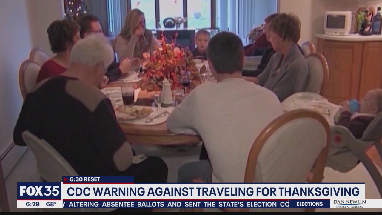 CDC warns against traveling for Thanksgiving