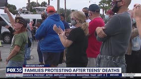 Demonstrators protest deputy-involved shooting in Cocoa