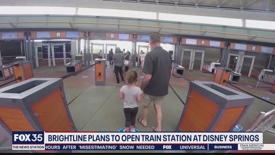 Brightline plans to open train station at Disney Springs