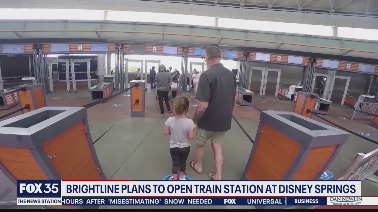 Brightline plans to open train station at Disney Springs