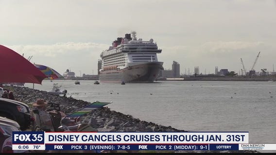 Disney cancel cruises through January 31