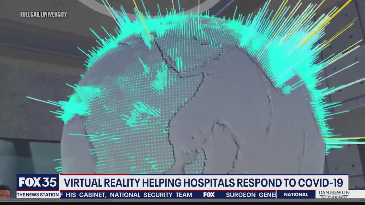 Virtual reality helping hospitals respond to COVID-19