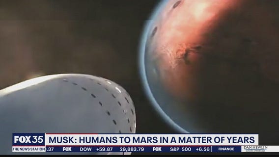 Musk: Humans to mars in matter of years