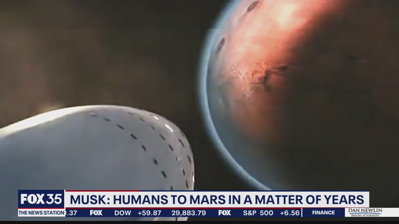 Musk: Humans to mars in matter of years