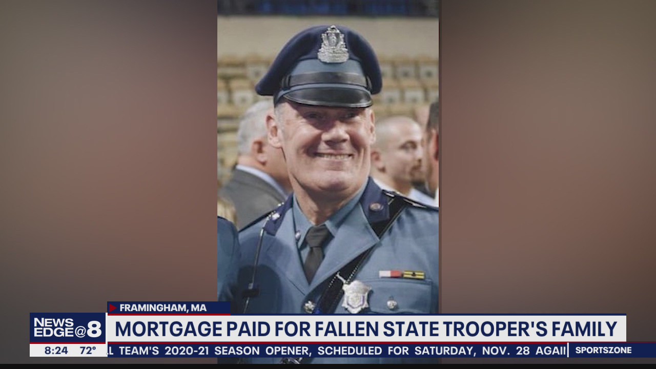 Mortgage paid for fallen State Trooper's family