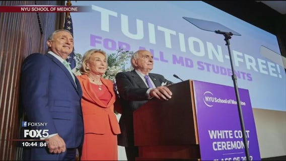 NYU med school to be free