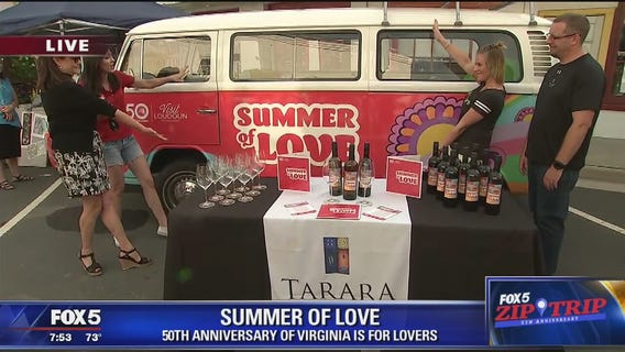 Purcellville | Zip Trip: Summer of Love- 50th anniversary of Virginia is For Lovers