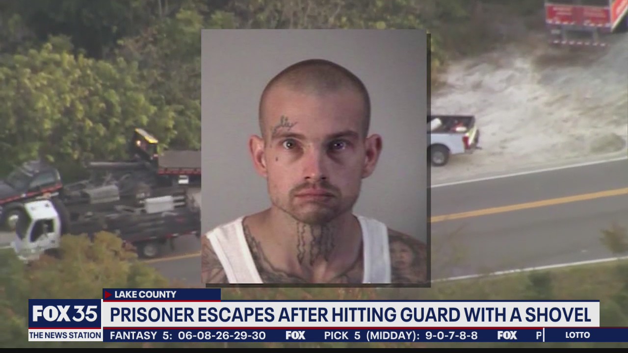 Escaped inmate captured after crash