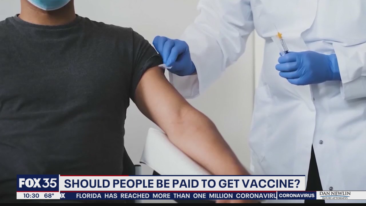 Should people be paid to get COVID-19 vaccine?