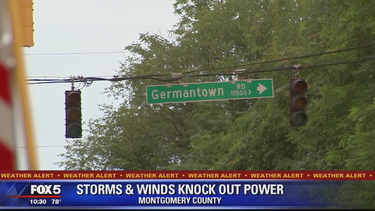 Severe storms, heavy winds knock out power in Montgomery Co.