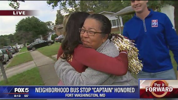 Pay It Forward: Retired teacher in Prince George?s County tends to students at bus stop