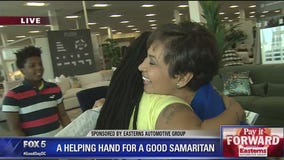 Good Samaritan who helped rescue toddler in DC carjacking surprised with spending spree
