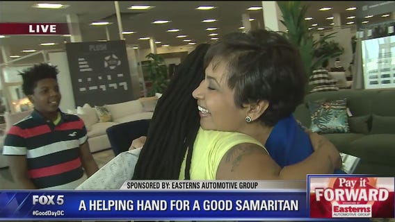Good Samaritan who helped rescue toddler in DC carjacking surprised with spending spree