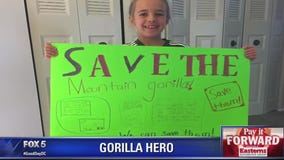 Pay It Forward: 10-year-old Maryland girl?s pie-face challenge helps save gorillas