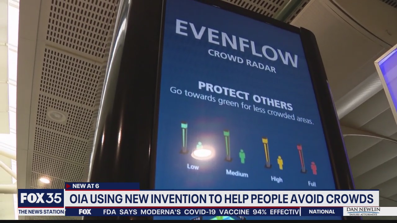 OIA using technology to help people avoid crowds