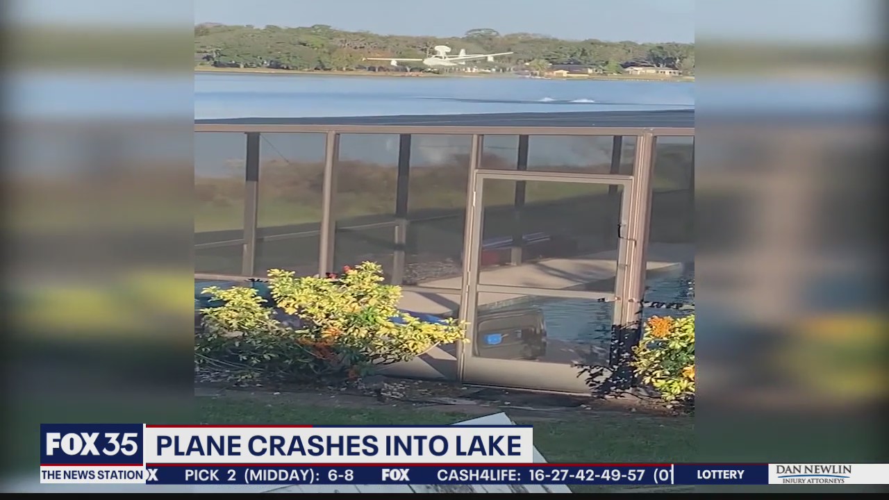 Plane crashes into Orange County lake