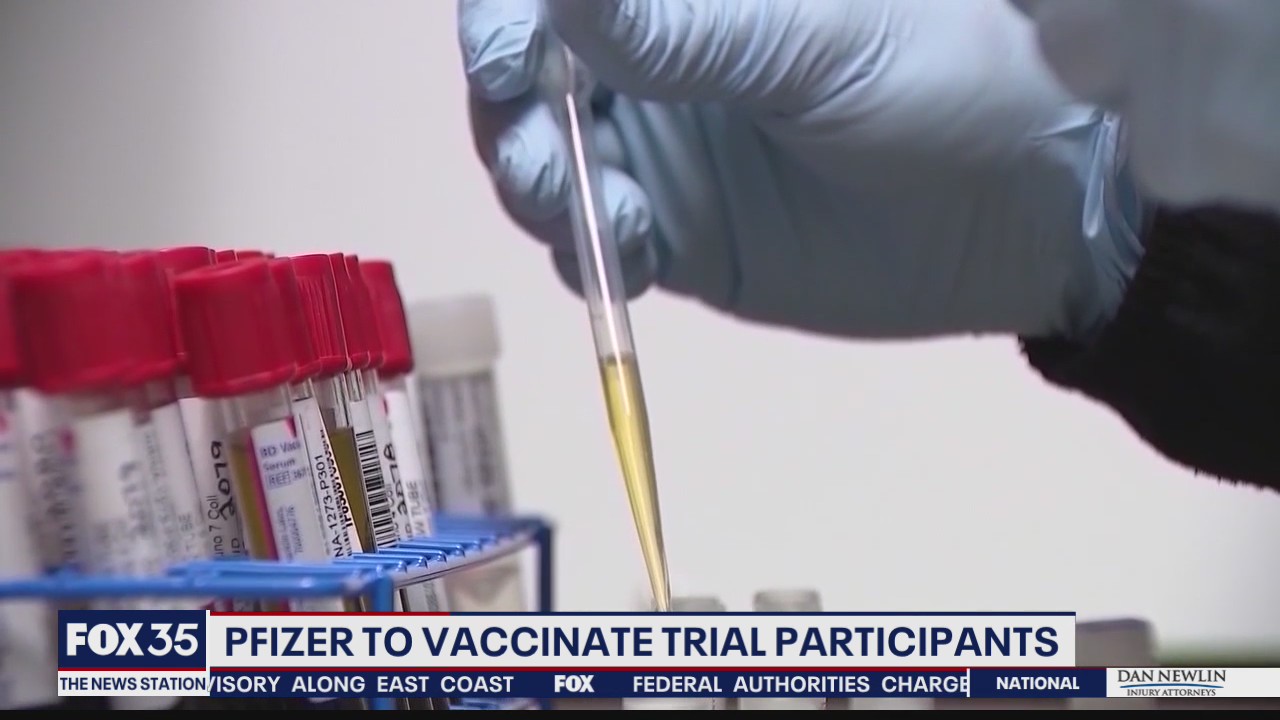 Pfizer offering COVID vaccine to trial volunteers