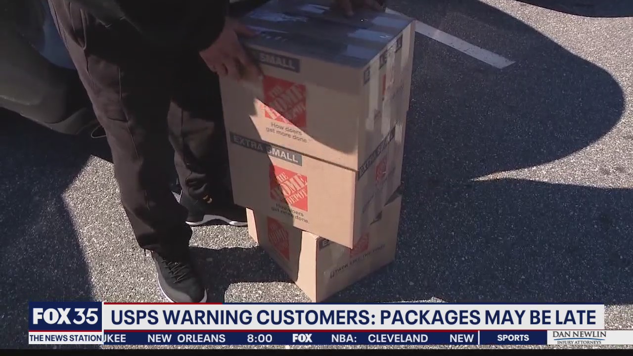 USPS warns of delays ahead of Christmas