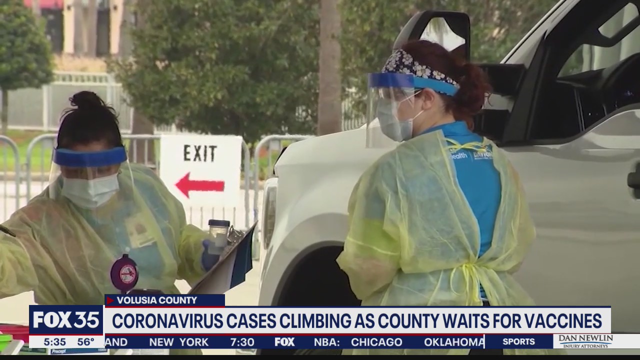 Coronavirus cases climb in Volusia County