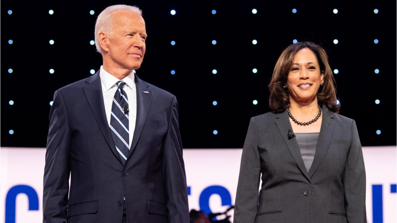 Biden asks Harris to 'go easy on me, kid'