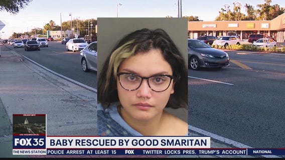 Baby rescued by Good Samaritan