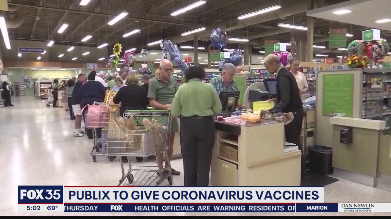 Publix to give coronavirus vaccines in select counties