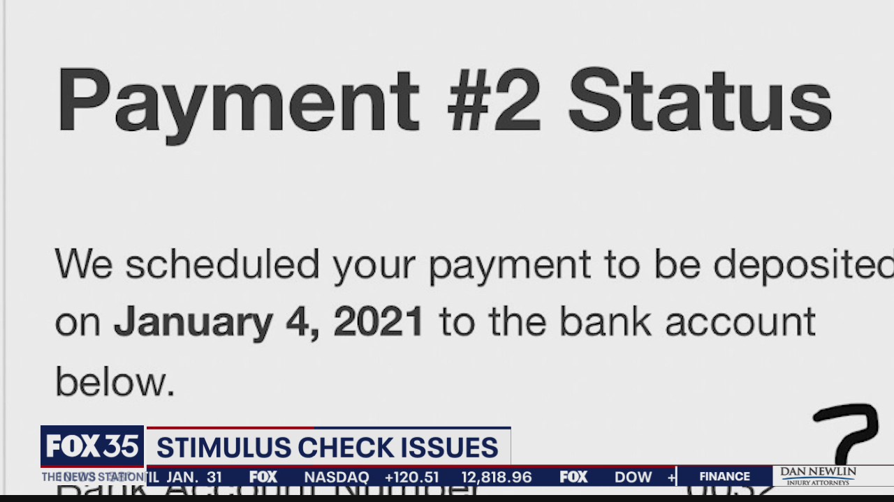 People experiencing trouble with stimulus checks